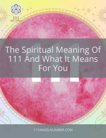phwin.111|what does 111 mean spiritually.